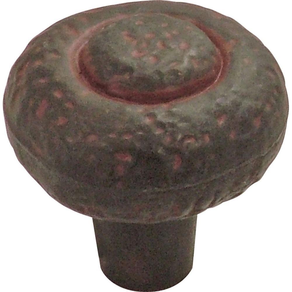 1-1/4 in. Black Cabinet Knob - Super Arbor