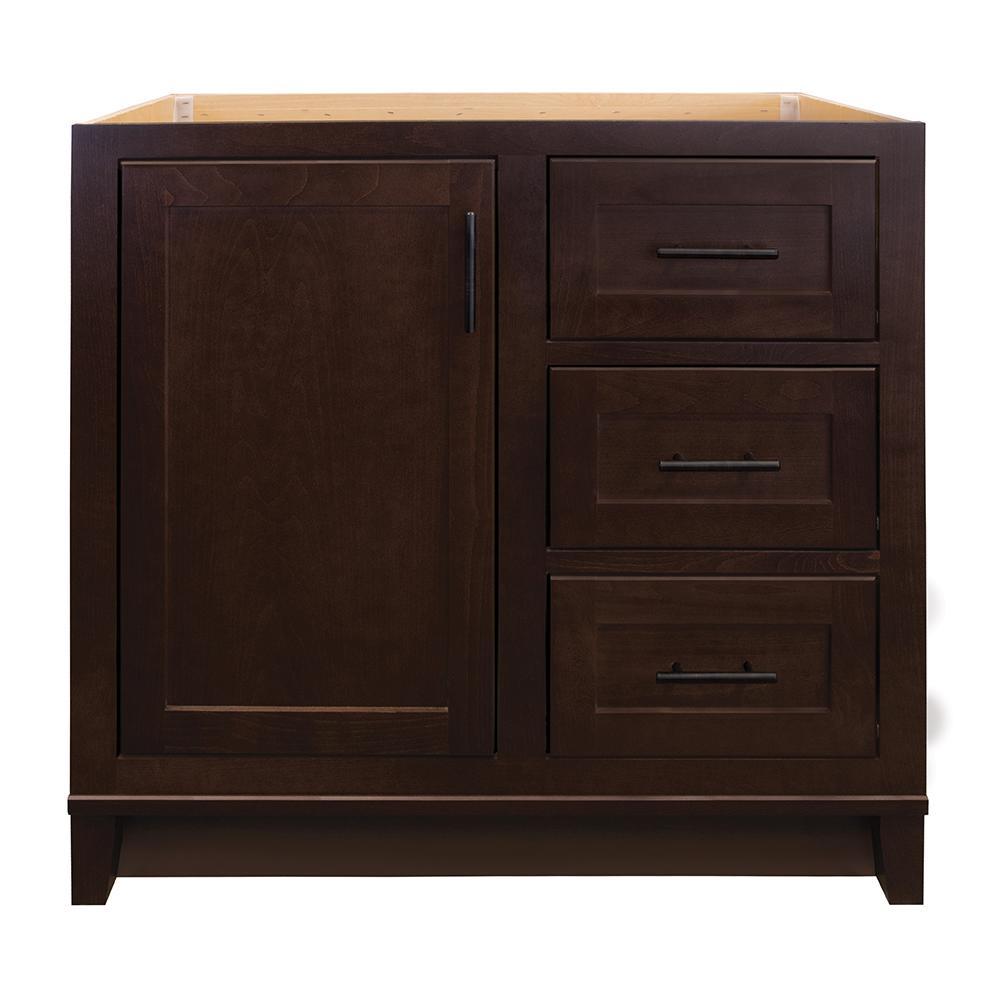 Kinghurst 30 in. W x 21 in. D x 33.5 in. H Bathroom Vanity Cabinet Only in White - Super Arbor