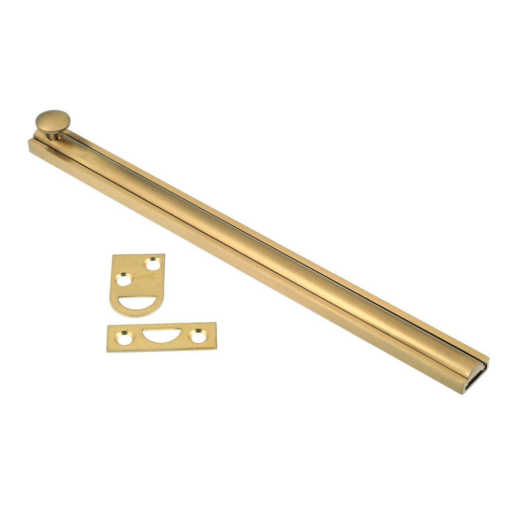8 in. Solid Brass Oil-Rubbed Bronze Surface Bolt - Super Arbor