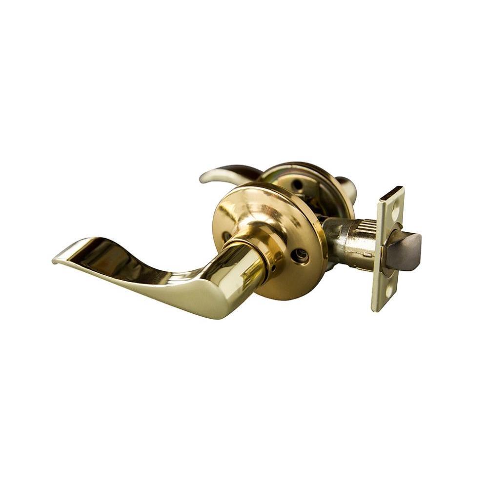 Stratford Satin Nickel Passage Hall/Closet Door Lever with Universal 6-Way Latch (6-Pack) - Super Arbor