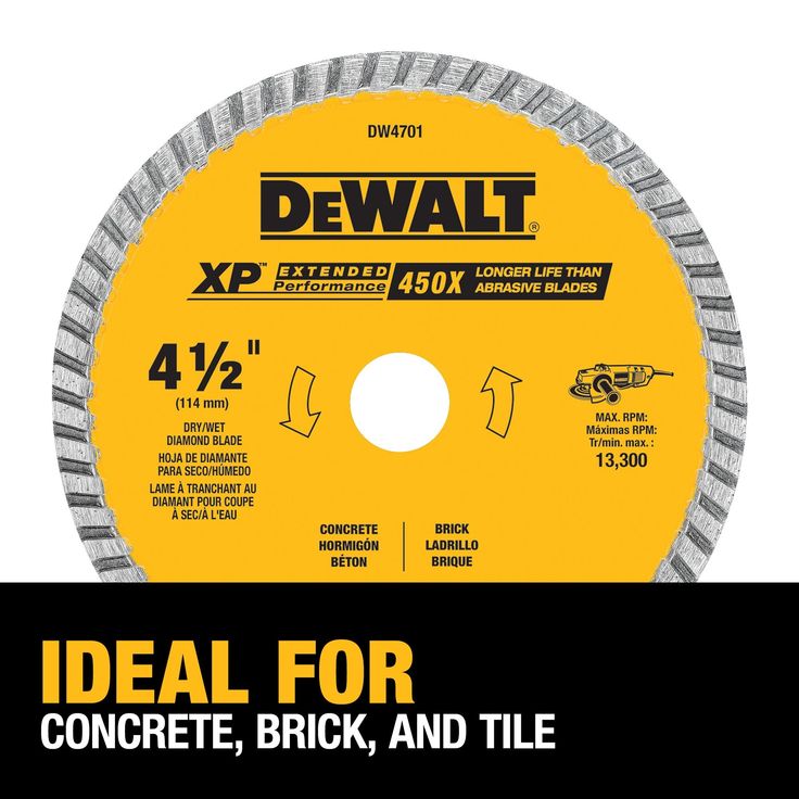 DEWALT XP Diamond 4.5-in Diamond Arbor-Grit Grinding Wheel