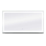 Swan 48 in. W x 36 in. H LED Backlit Vanity Bathroom Mirror with Touch On/Off Dimmer and Anti-Fog