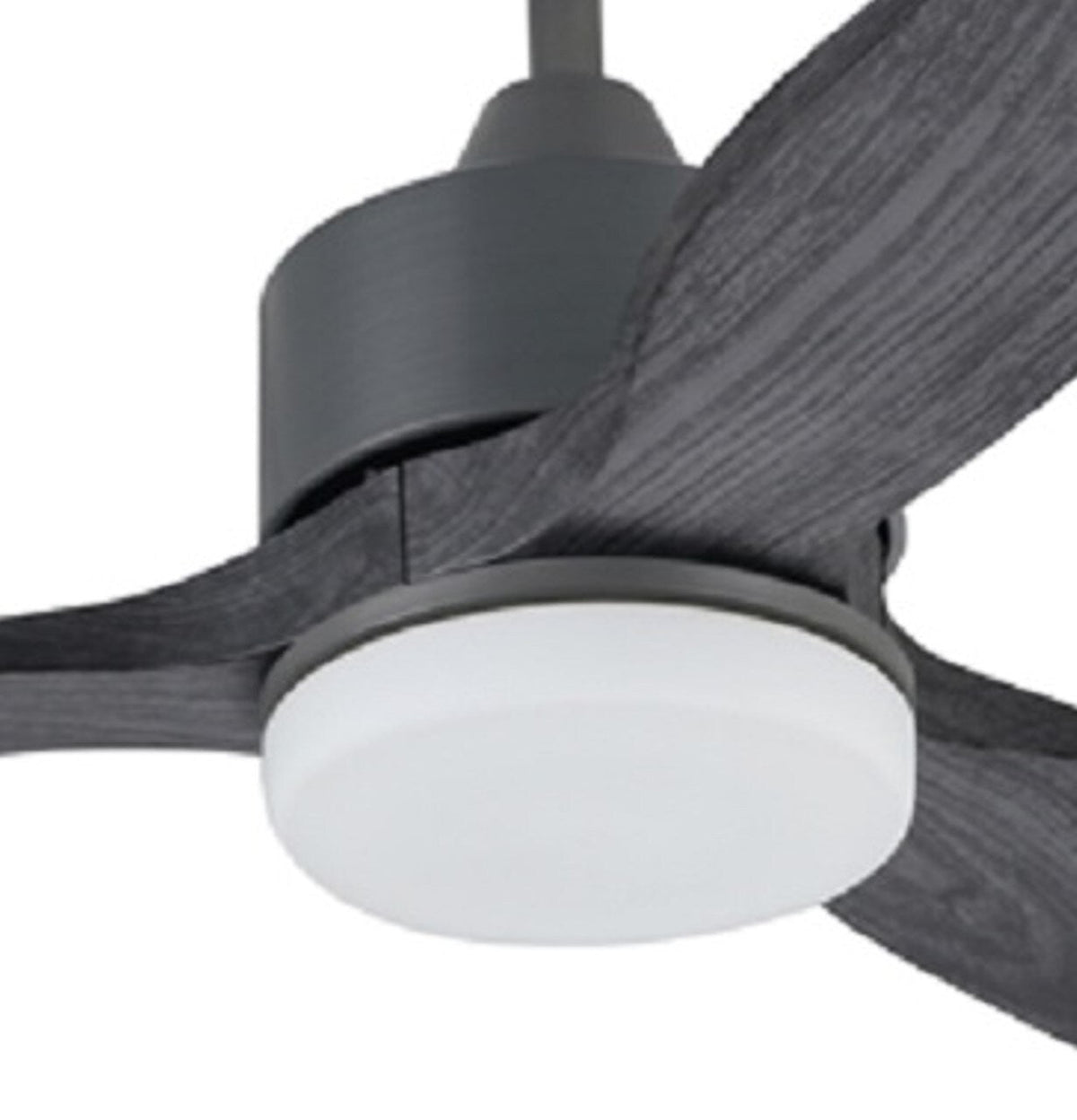 Harbor Breeze Fairwind 60-in Gray LED Indoor/Outdoor Ceiling Fan with Light Kit and Remote (3-Blade)