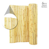 Garden Craft 6x6 Light Brown Bamboo Rolled Fencing