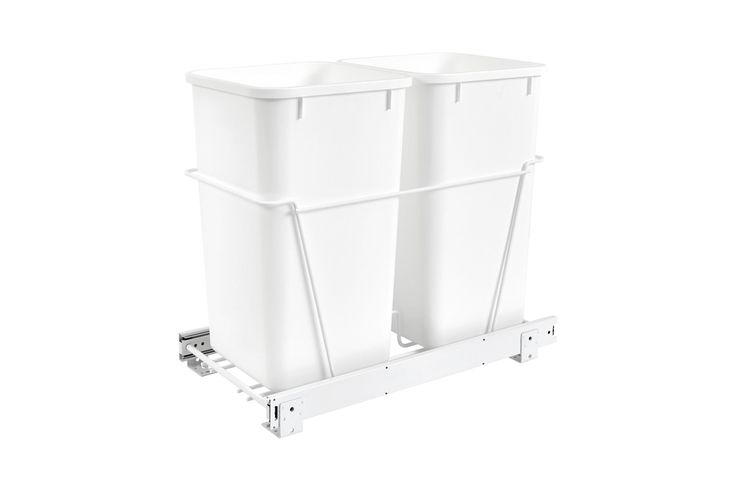 Rev-A-Shelf 35-Quart Plastic Soft Close Pull Out Trash Can