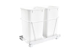 Rev-A-Shelf 20-Quart Plastic Soft Close Pull Out Trash Can