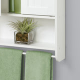 Zenith Cottage 19.19-in x 25.63-in x 5.75-in White Bathroom Wall Cabinet