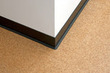 Flexco Black Dahlia 4-in x 48-in Vinyl Wall Base Floor Moulding