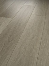 Shaw Brillance Plus President Oak Gray 12-mil x 7-in W x 48-in L Waterproof Interlocking Luxury Vinyl Plank Flooring (23.64-sq ft/ Carton)