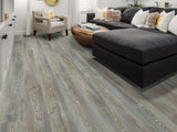Shaw Reflection 12 Smoky Chestnut Brown 12-mil x 7-in W x 48-in L Waterproof Glue Down Luxury Vinyl Plank Flooring (35-sq ft/ Carton)