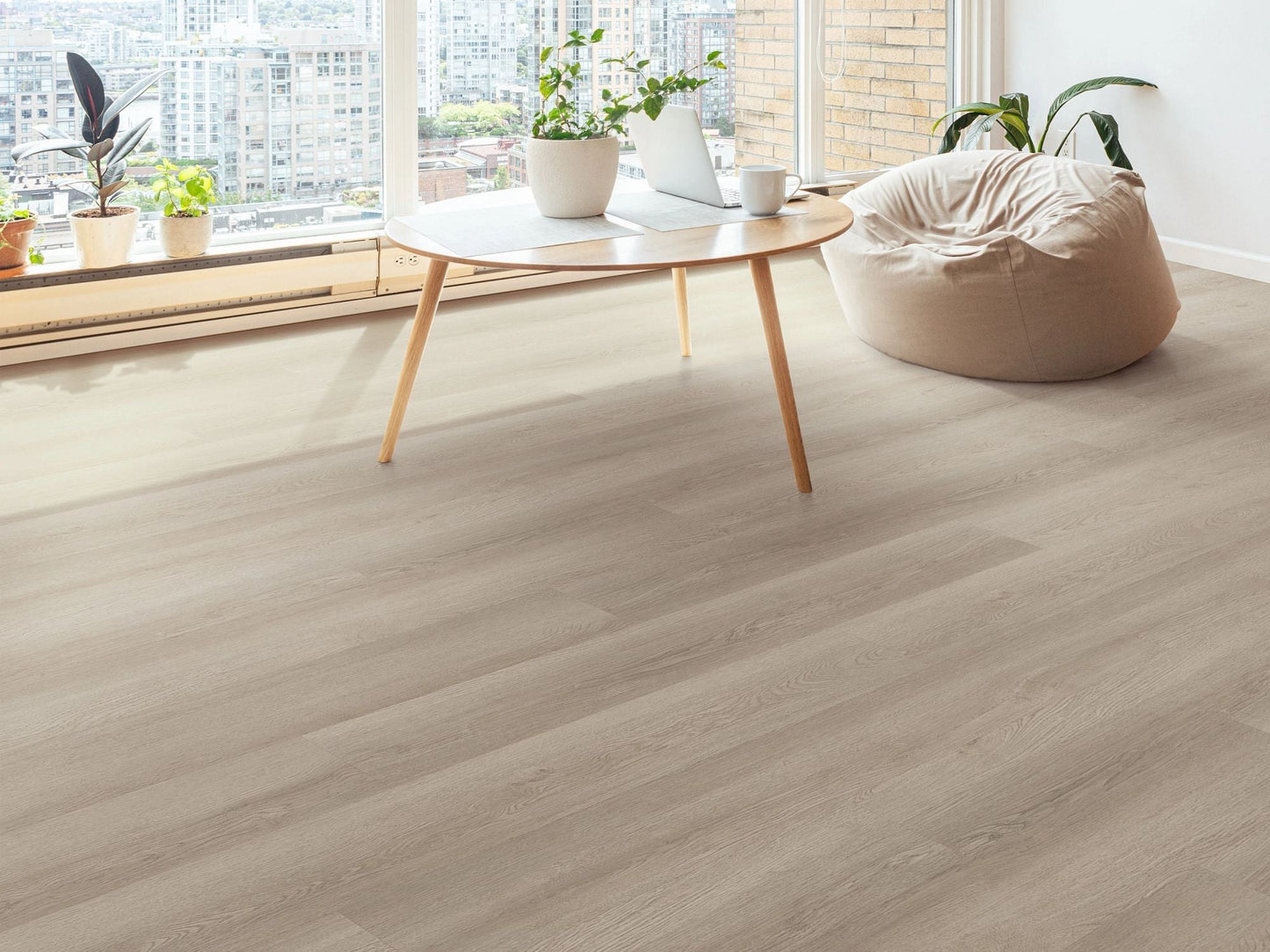 Shaw Boundless 8 Meadow Brown 8-mil x 7-in W x 48-in L Waterproof Glue Down Luxury Vinyl Plank Flooring (34.98-sq ft/ Carton)