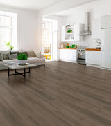 Shaw Boundless 8 Highway Brown 8-mil x 7-in W x 48-in L Waterproof Glue Down Luxury Vinyl Plank Flooring (34.98-sq ft/ Carton)
