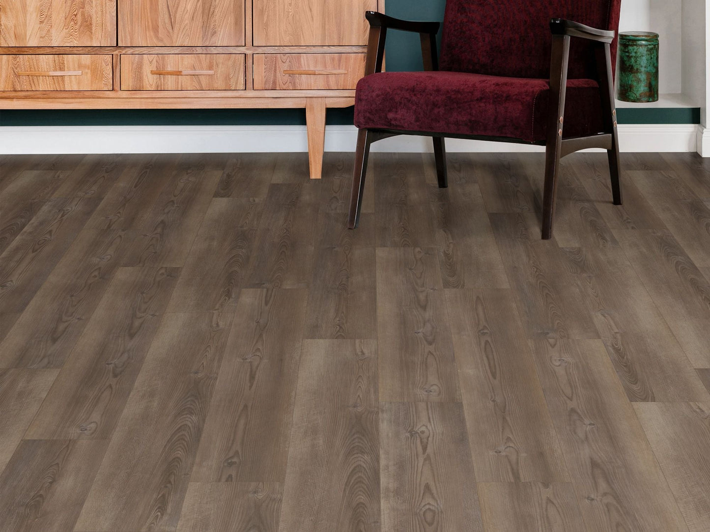 Shaw Tundra Plus Intricate Pine Brown 12-mil x 7-in W x 48-in L Waterproof Interlocking Luxury Vinyl Plank Flooring (18.91-sq ft/ Carton)