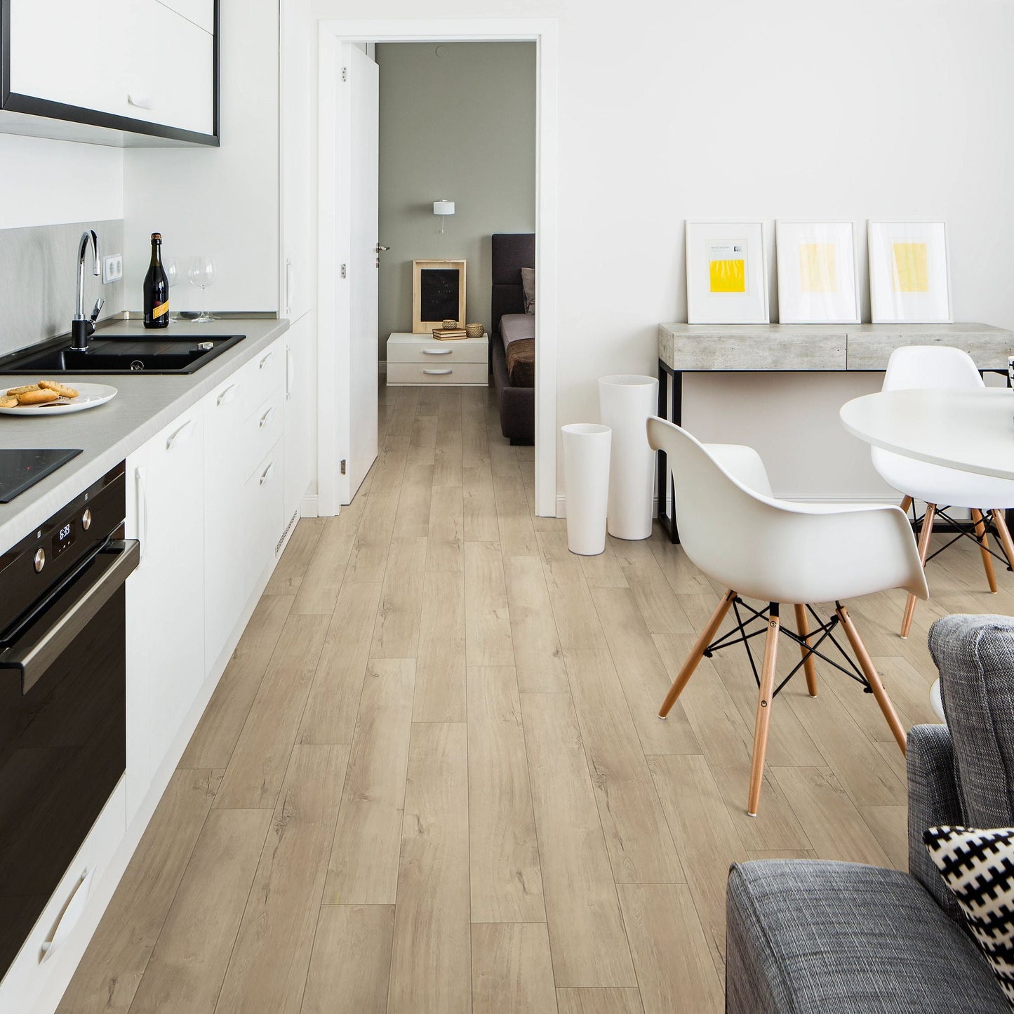 Shaw Tundra Plus Harbor 7-in Wide x 5-mm Thick Waterproof Luxury Vinyl Plank Flooring (18.91-sq ft)