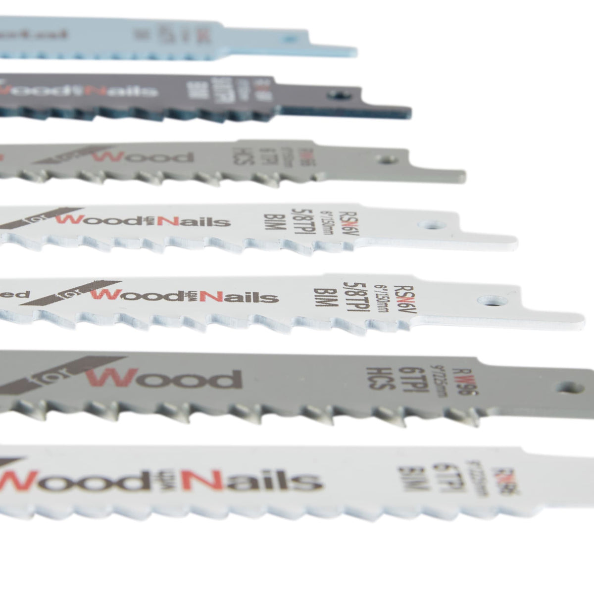 Bosch 7-Pack Demolition Reciprocating Saw Blade Set