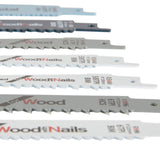 Bosch 7-Pack Demolition Reciprocating Saw Blade Set