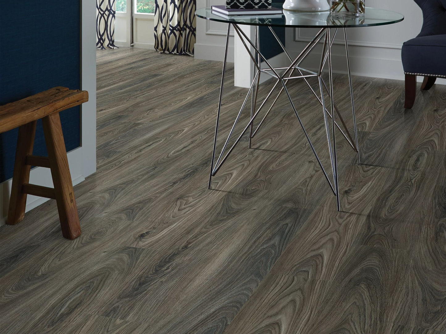 Shaw Reflection 12 Gilded Elm 7-in Wide x 2-mm Thick Water Resistant Luxury Vinyl Plank Flooring (35-sq ft)