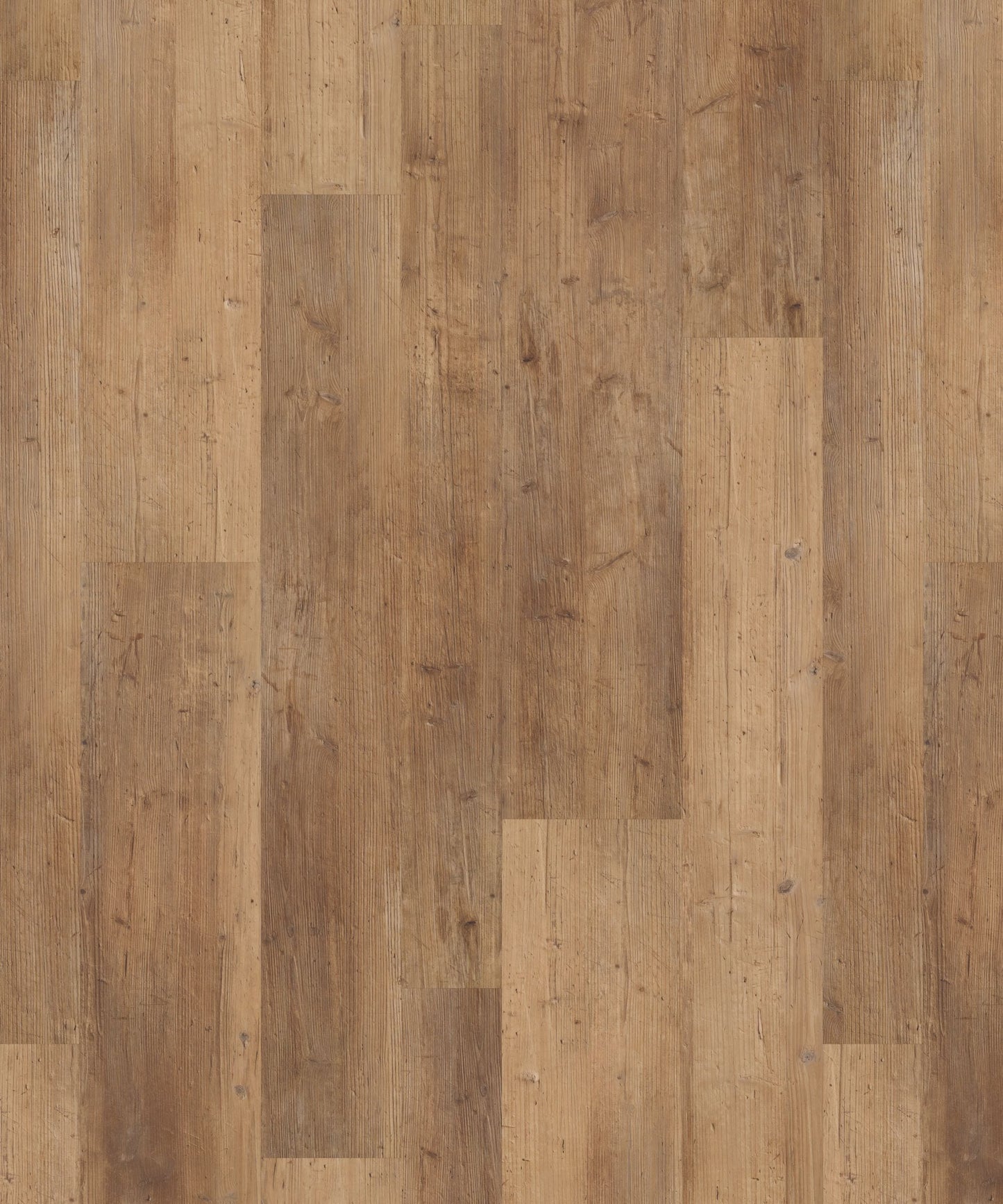 Shaw (Sample) Exemplar Mix Plus Texture Pine Brown Wood Look 20-mil Waterproof Interlocking or Glue Down Luxury Vinyl Plank