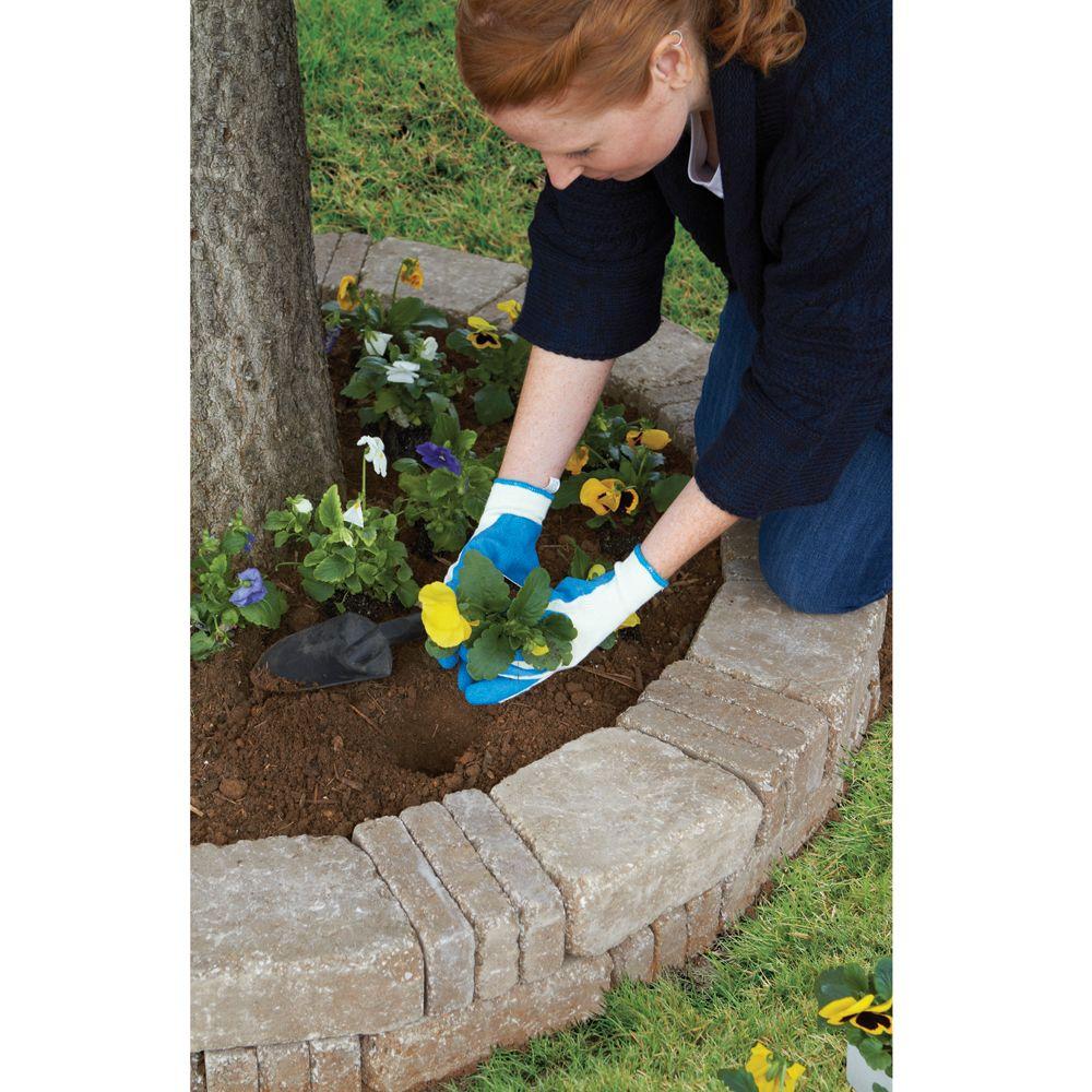 Pavestone RumbleStone 106 in x 14 in. Double Tree Ring Kit in Cafe - Super Arbor