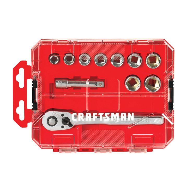 CRAFTSMAN 11-Piece Metric 3/8-in Drive 6-point Shallow Socket Set