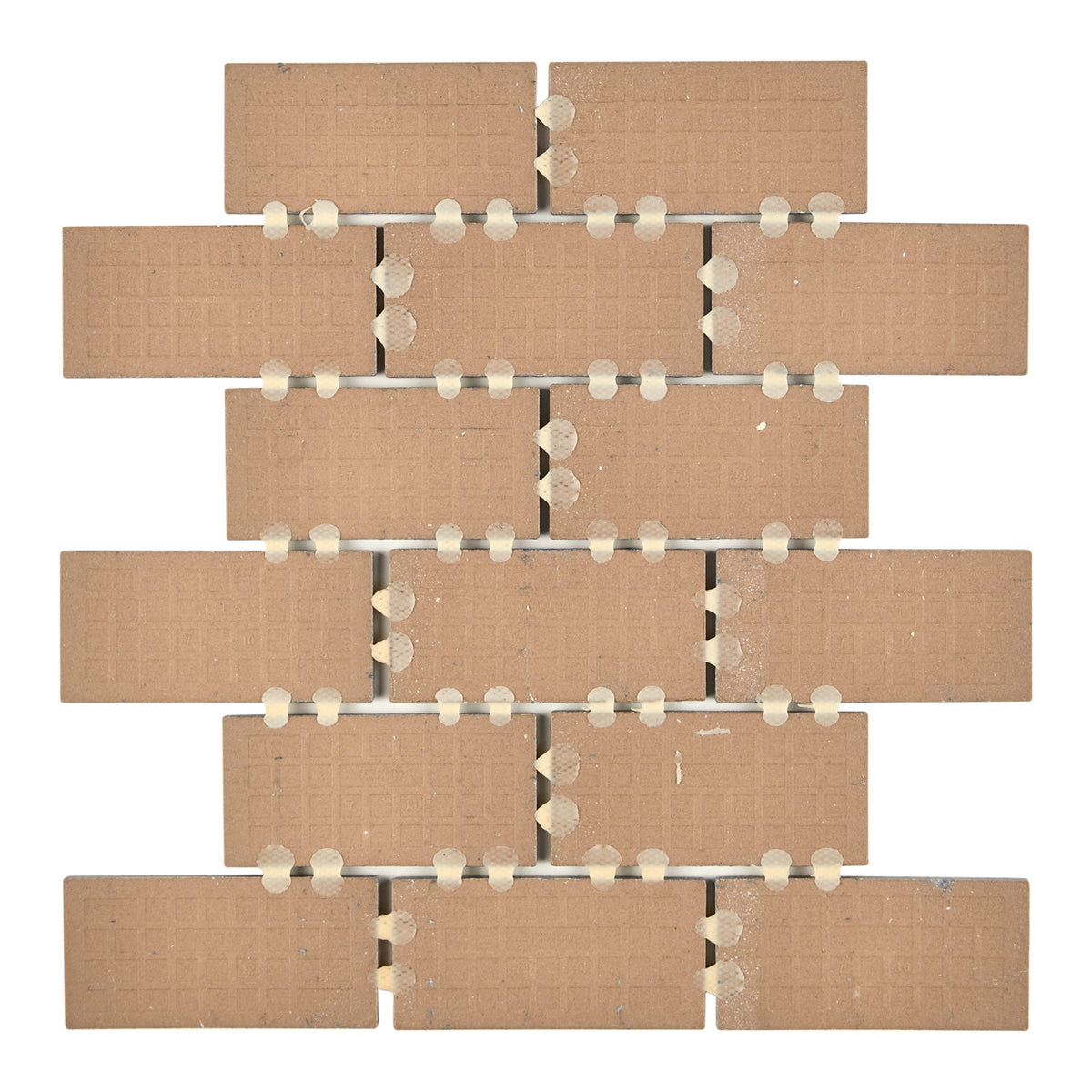 American Olean Union View Suede Blue 12-in x 12-in Glossy Ceramic Brick/Mosaic Wall Tile, 0.83-sq ft per Piece