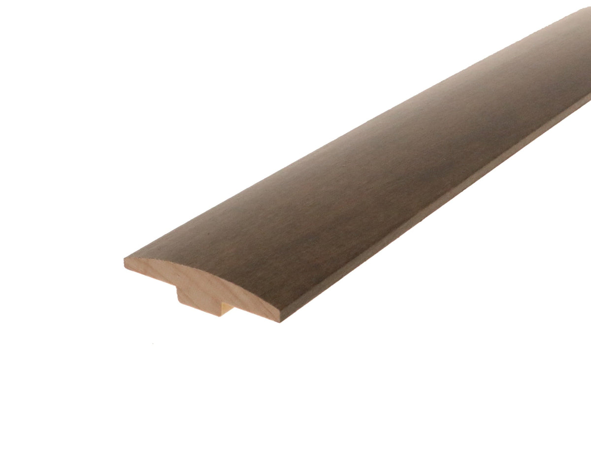 Flexco Espresso 2-in T x 0.44-in W x 78-in L Solid Wood T-moulding