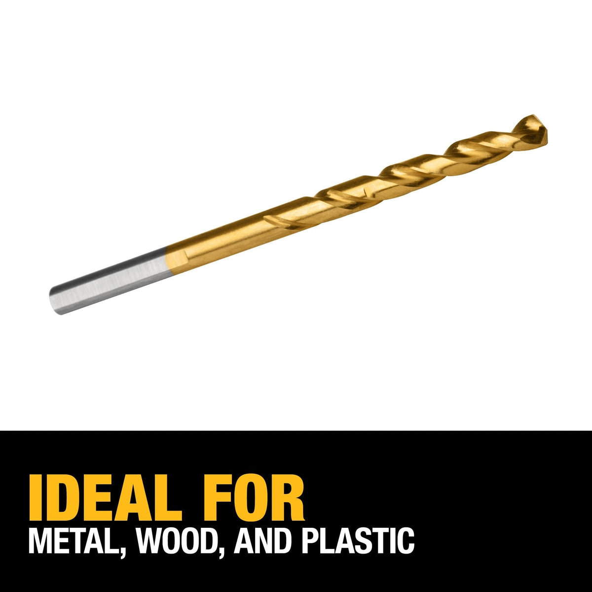 DEWALT 13/64-in x 5-7/8-in Titanium Twist Drill Bit