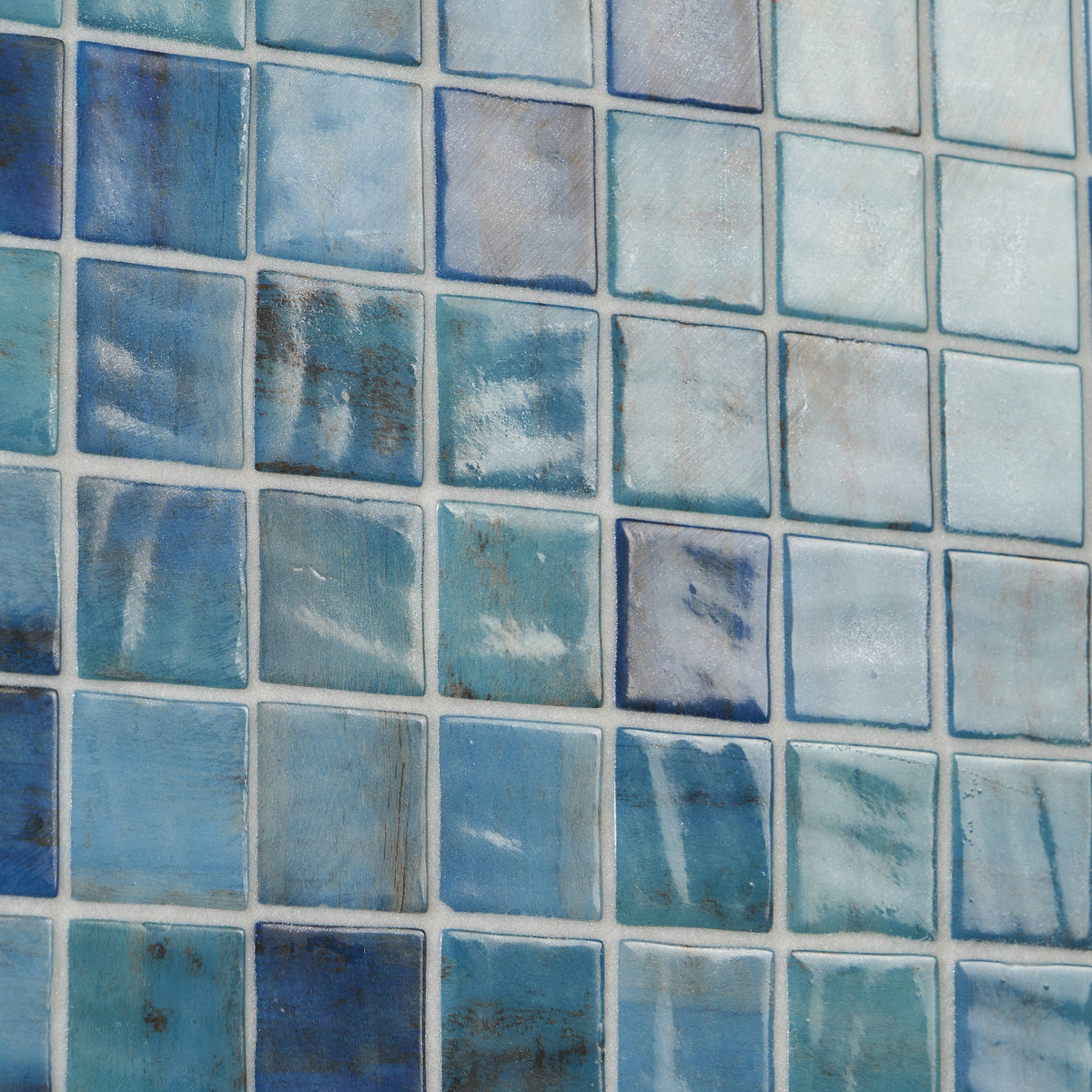 Rapids Barrier Reef 12.24 in. x 12.24 in. Polished Glass Floor and Wall Mosaic Pool Tile (1.04 sq. ft./Sheet)