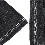 BOEN 4-ft H x 50-ft W Black Polyethelene Chain Link Fence Screen