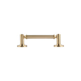 Sumner Street Home Hardware Minted 4-in (102mm) Center to Center Satin Brass Cylindrical Bar Drawer Pull