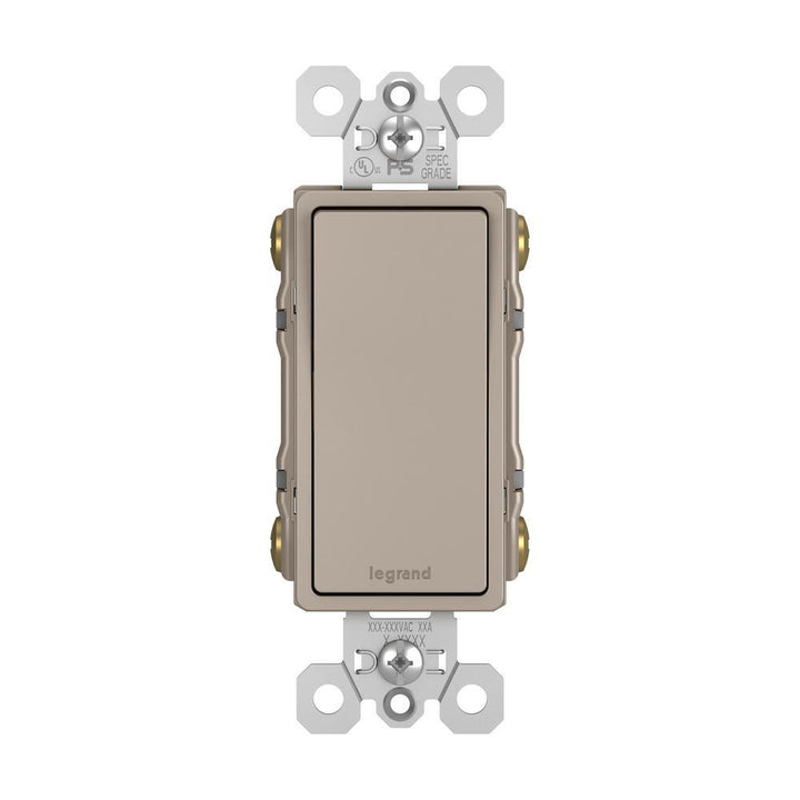 radiant 15 Amp 120-Volt 4-Way Rocker Light Switch, Nickel - Super Arbor