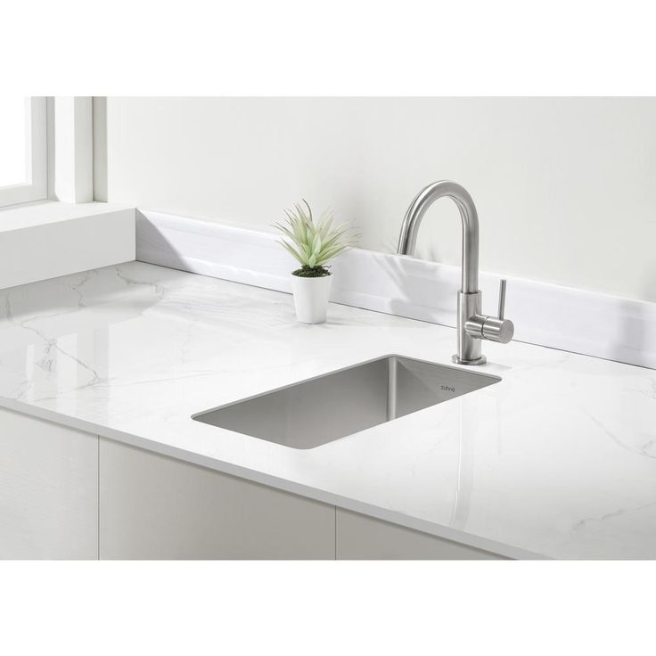 10 in. by 18 in. Modena Undermount Wet Bar Sink Kit Stainless Steel 16-Gauge Tight Radius