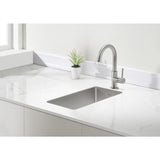 10 in. by 18 in. Modena Undermount Wet Bar Sink Kit Stainless Steel 16-Gauge Tight Radius