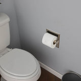 Project Source Seton Brushed Nickel Recessed Spring-Loaded Toilet Paper Holder