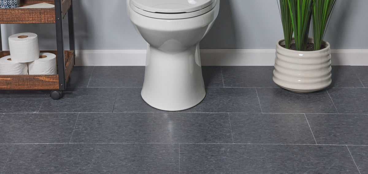 Armstrong Flooring Imperial Texture VCT Charcoal 12-in Commercial Vinyl Tile Flooring