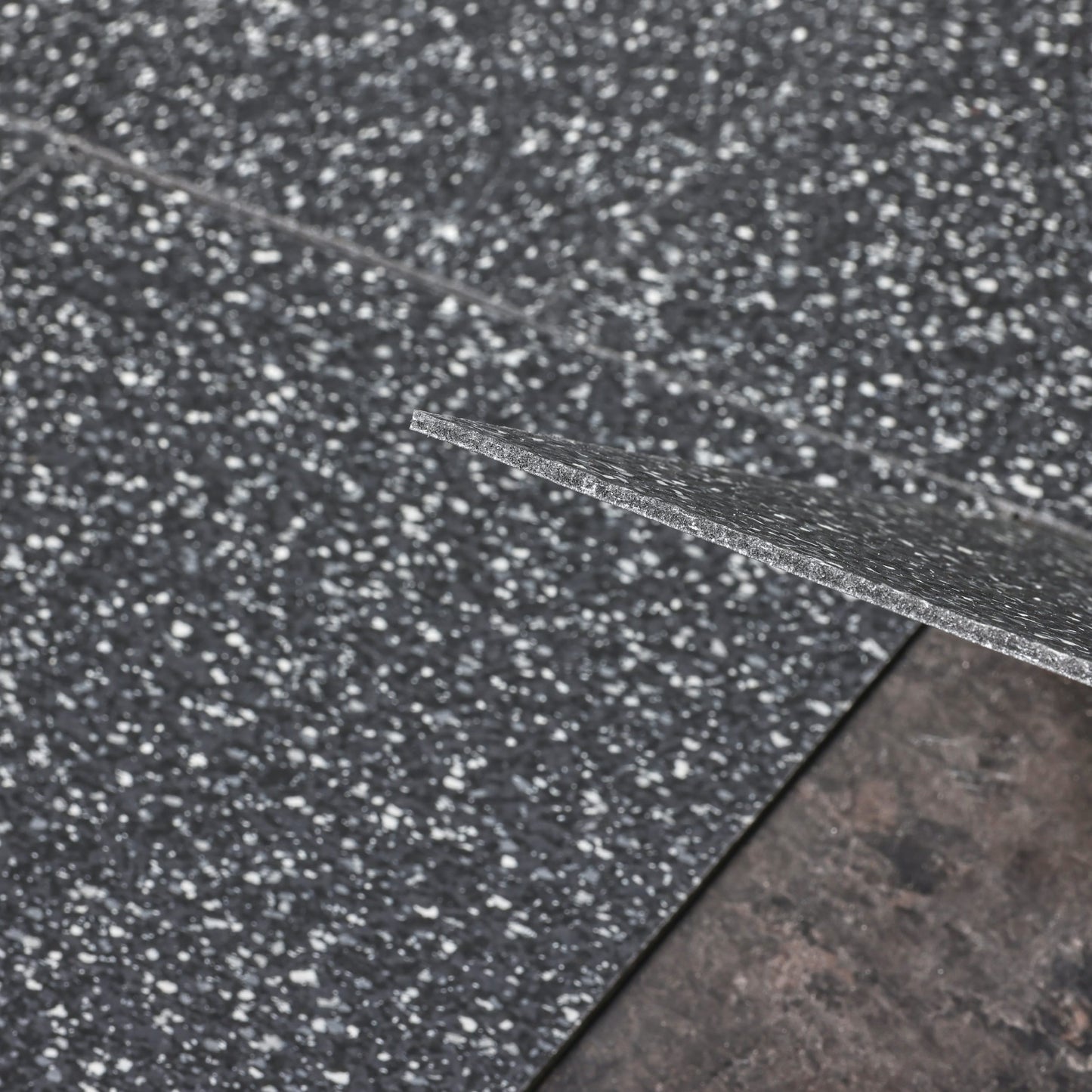 Armstrong Flooring Safety Zone VCT Slate Black 12-in x 12-in Commercial Vinyl Tile Flooring