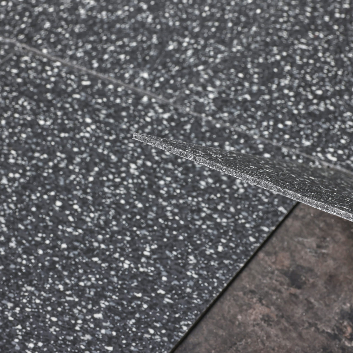 Armstrong Flooring Safety Zone VCT Slate Black 12-in x 12-in Commercial Vinyl Tile Flooring