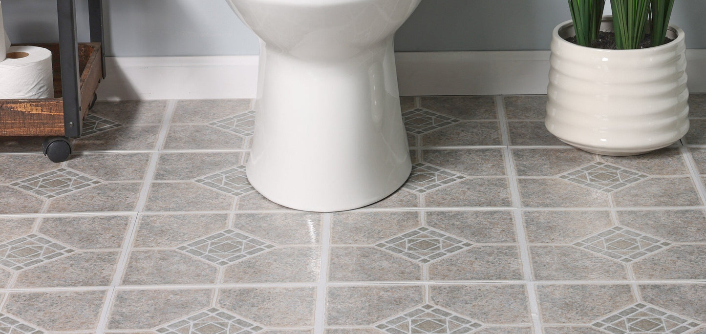 Style Selections Suncrest Basil 12-in x 12-in Water Resistant Peel-and-Stick Vinyl Tile Flooring, 1-sq ft Piece