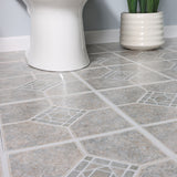 Style Selections Suncrest Basil 12-in x 12-in Water Resistant Peel-and-Stick Vinyl Tile Flooring, 1-sq ft Piece