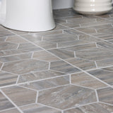 Armstrong Flooring Terraza 12-in x 12-in Cooled Mocha Peel-and-Stick Vinyl Tile
