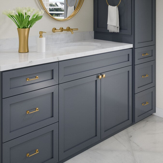 Sumner Street Home Hardware Boise 3-1/2-in (89mm) Center to Center Square Bar Drawer Pull