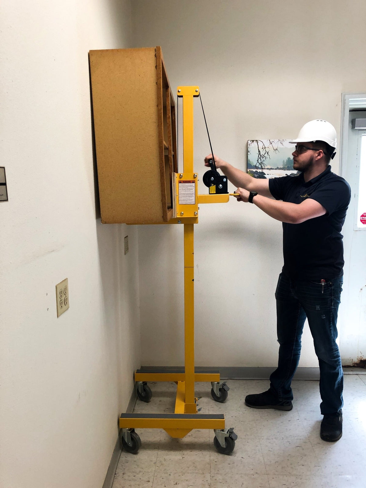 Cabinetizer Cabinet Lift Model 72 25-in L x 25-in W Carbon/Steel Contractor Lift
