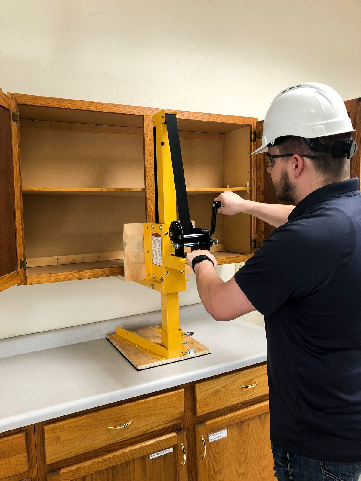 Cabinetizer Model 76 Cabinet Lift 25-in L x 25-in W Carbon/Steel Contractor Lift