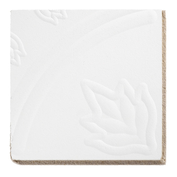 Armstrong Ceilings Circles White Mineral Fiber Surface-mount Ceiling Tile Sample