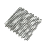 Apollo Tile Majeste Silver 12-in x 12-in Matte Glass Herringbone Patterned Wall Tile (9.75-sq. ft/ Carton)