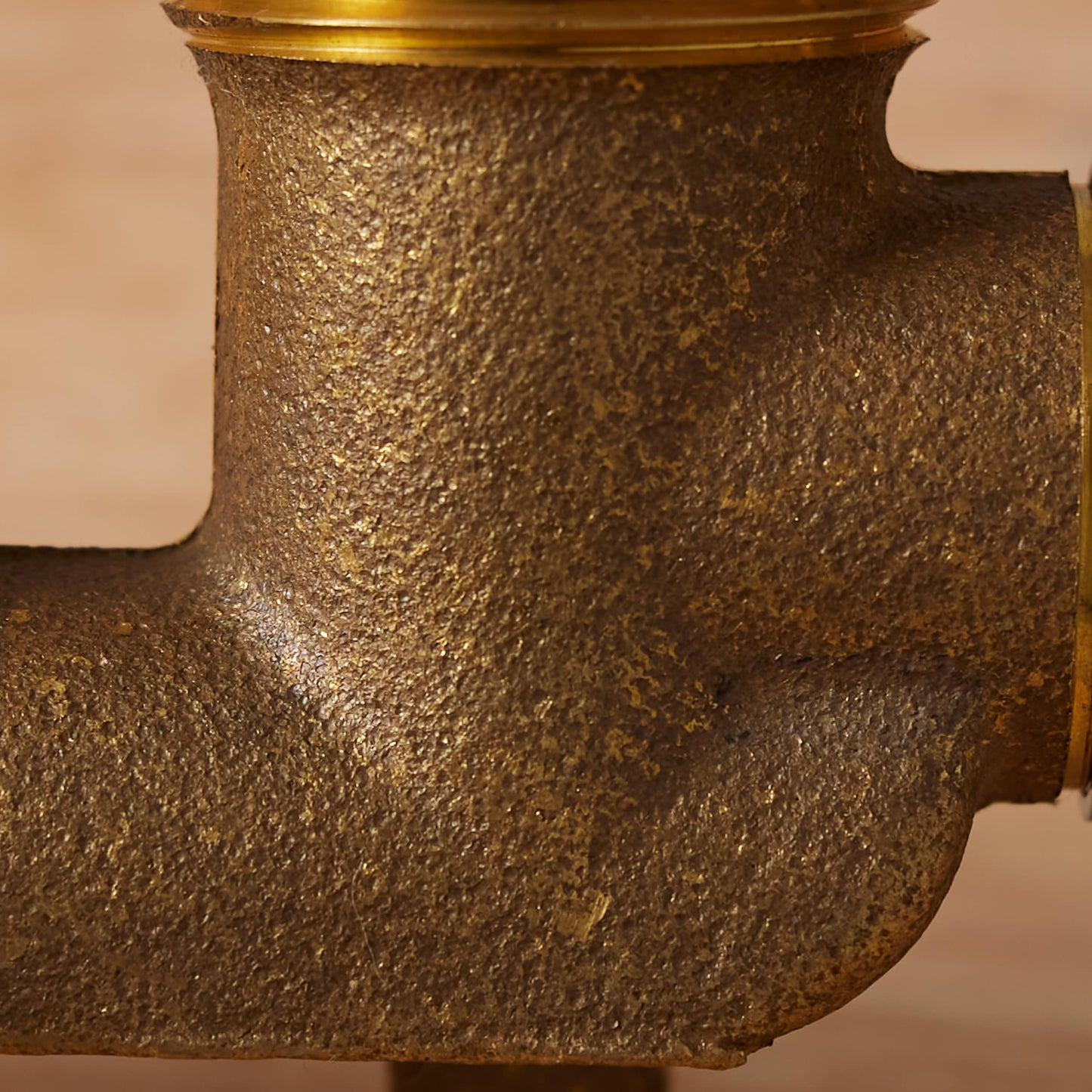 Project Source Rough Brass 2-handle Deck-mount Utility Faucet