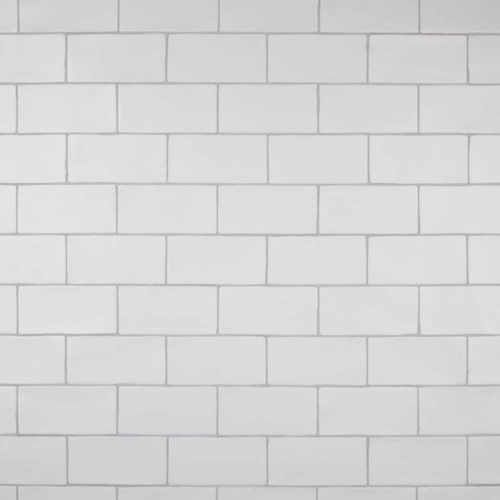 Affinity Tile Chester Matte Bianco 3-in x 6-in Satin Ceramic Subway Wall Tile product image