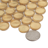 Apollo Tile Gold 12-in x 12-in Glossy Glass Penny Round Stone Look Wall Tile (10.34-sq. ft/ Carton)