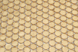 Apollo Tile Gold 12-in x 12-in Glossy Glass Penny Round Stone Look Wall Tile (10.34-sq. ft/ Carton)