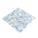 Apollo Tile (Sample) Majeste Gray 4-in x 4-in Glazed Glass Mixed Pattern Floor and Wall Tile